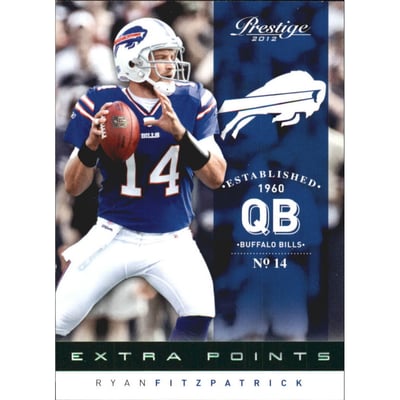 2012 Prestige Extra Points Green #19 Ryan Fitzpatrick