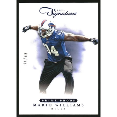 2012 Prime Signatures Prime Proof Blue #90 Mario Williams