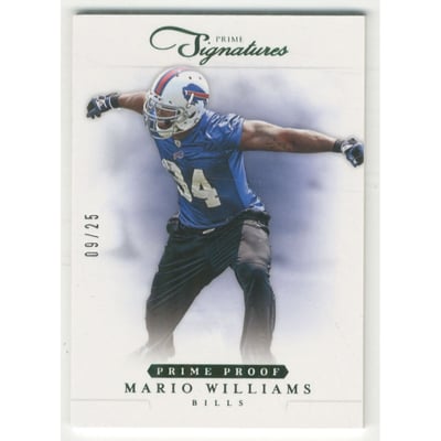 2012 Prime Signatures Prime Proof Green #90 Mario Williams