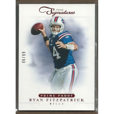 2012 Prime Signatures Prime Proof Red #48 Ryan Fitzpatrick