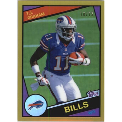 2012 Topps Chrome 1984 Gold Refractors #29 T.J. Graham