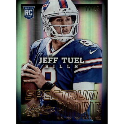 2013 Absolute Spectrum Gold #119 Jeff Tuel