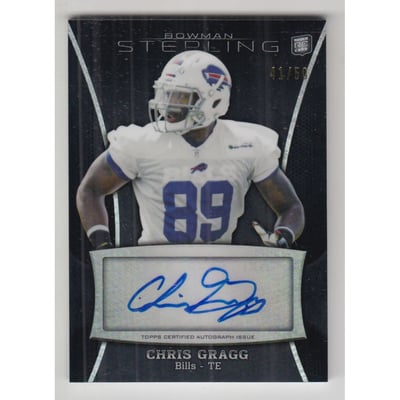 2013 Bowman Sterling Autographs Black Refractors #BSACG Chris Gragg