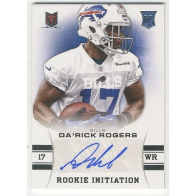 2013 Momentum Rookie Initiation Signatures #21 Da'Rick Rogers/49
