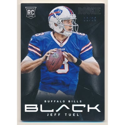 2013 Panini Black Platinum #196 Jeff Tuel