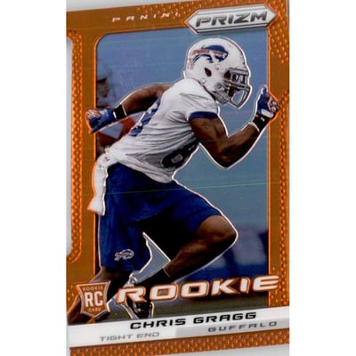 2013 Panini Prizm Prizms Orange Die Cut #211 Chris Gragg