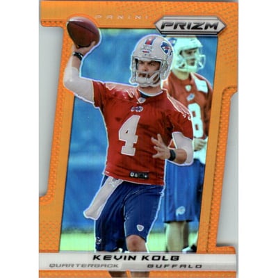 2013 Panini Prizm Prizms Orange Die Cut #51 Kevin Kolb