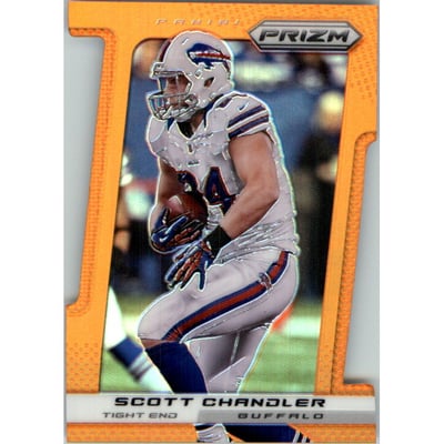 2013 Panini Prizm Prizms Orange Die Cut #56 Scott Chandler