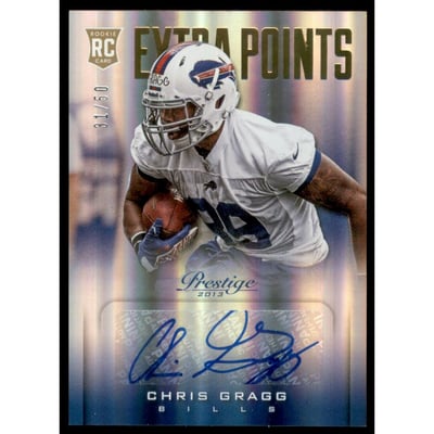2013 Prestige Extra Points Gold Autographs #212 Chris Gragg