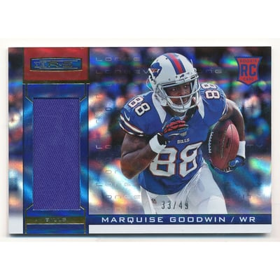 2013 Rookies and Stars Longevity Gold Parallel #224 Marquise Goodwin JSY