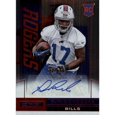 2013 Rookies and Stars Longevity Rookie Autographs Ruby #120 Da'Rick Rogers/199