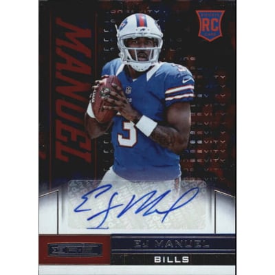 2013 Rookies and Stars Rookie Autographs Longevity #130 EJ Manuel