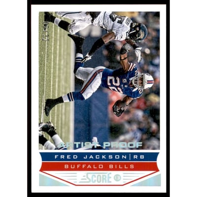 2013 Score Artist's Proof #22 Fred Jackson