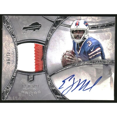 2013 Topps Five Star #102 EJ Manuel JSY AU RC