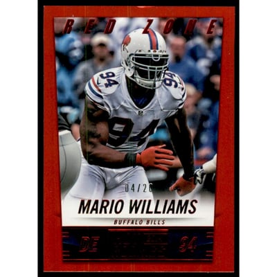2014 Panini Hot Rookies Red Zone #28 Mario Williams
