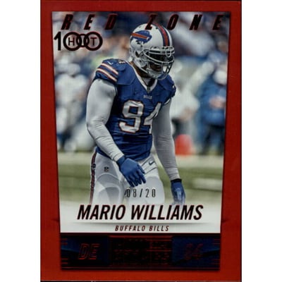 2014 Panini Hot Rookies Red Zone #283 Mario Williams H100