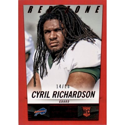 2014 Panini Hot Rookies Red Zone #355 Cyril Richardson