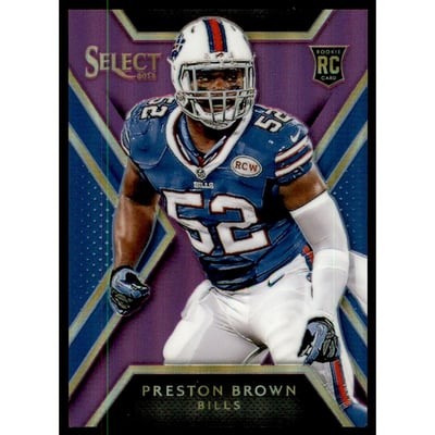 2014 Select Prizm Purple #154 Preston Brown