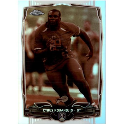 2014 Topps Chrome Sepia Refractors #119 Cyrus Kouandjio