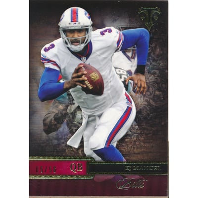 2014 Topps Triple Threads Ruby #77 EJ Manuel