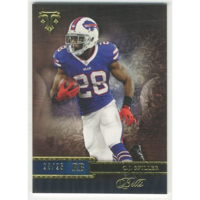 2014 Topps Triple Threads Sapphire #19 C.J. Spiller