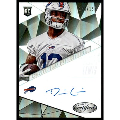 2015 Certified Potential Autographs Mirror Silver #CPDL Dezmin Lewis/150
