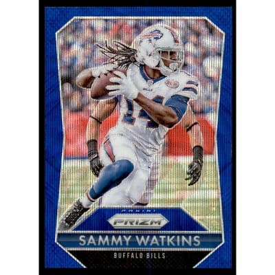 2015 Panini Prizm Prizms Light Blue Wave #152 Sammy Watkins