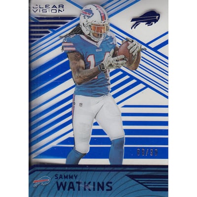 2016 Panini Clear Vision Blue #9 Sammy Watkins