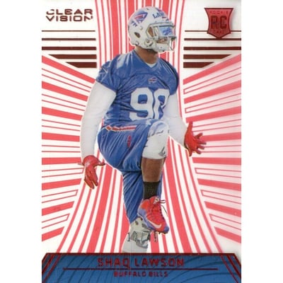 2016 Panini Clear Vision Red #105 Shaq Lawson L1