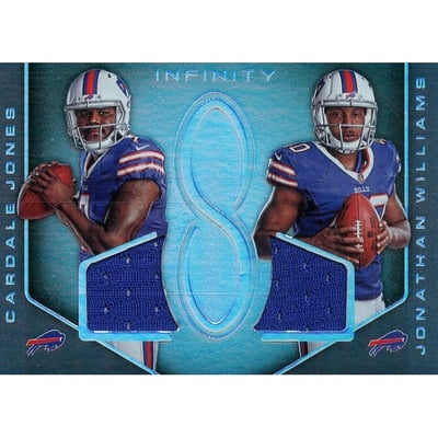 2016 Panini Infinity Rookie Jerseys Combo #2 Cardale Jones/Jonathan Williams