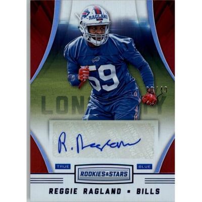 2016 Rookies and Stars Rookie Longevity Signatures True Blue #70 Reggie Ragland