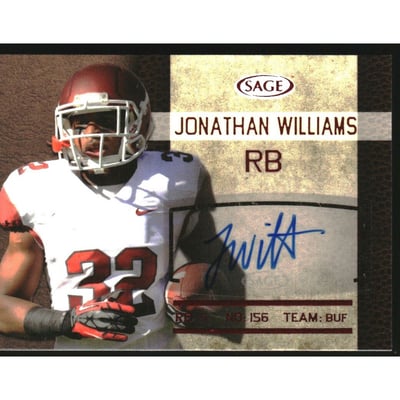 2016 SAGE Autographs #SA48 Jonathan Williams