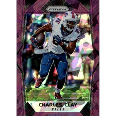 2017 Panini Prizm Prizms Purple Crystals #46 Charles Clay
