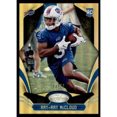 2018 Certified Mirror Gold #182 Ray-Ray McCloud
