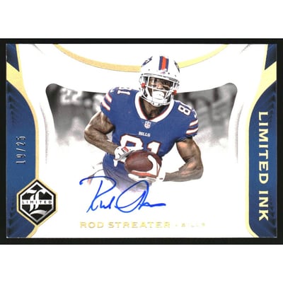 2018 Limited Ink Gold Spotlight #9 Rod Streater/25