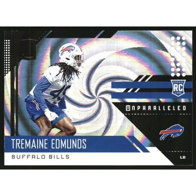 2018 Panini Unparalleled Whirl #241 Tremaine Edmunds