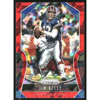 2019 Panini Prizm Prizms Red Ice #263 Jim Kelly