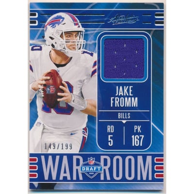 2020 Absolute War Room Materials #WM21 Jake Fromm