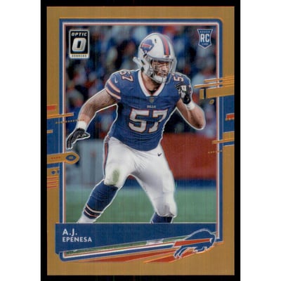 2020 Donruss Optic Orange #112 A.J. Epenesa