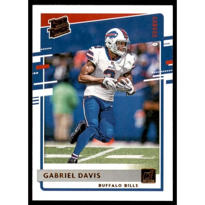 2020 Donruss Rated Rookies Canvas #337 Gabriel Davis