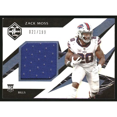 2020 Limited Rookie Jumbo Jerseys #35 Zack Moss