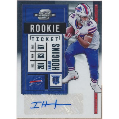 2020 Panini Contenders Optic #193 Isaiah Hodgins AU RC