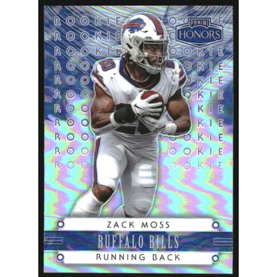 2020 Panini Honors '02 Honors Rookies #24 Zack Moss