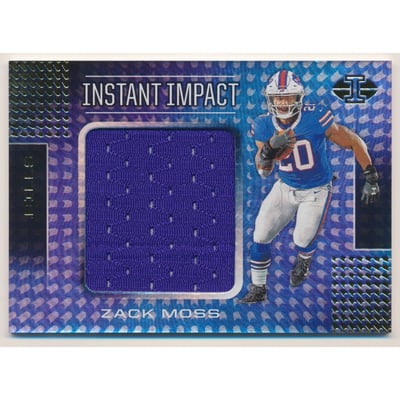 2020 Panini Illusions Instant Impact Jerseys #26 Zack Moss