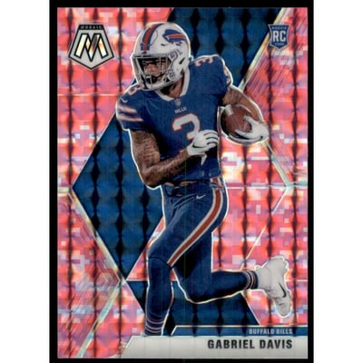2020 Panini Mosaic Mosaic Camo Pink #239 Gabriel Davis