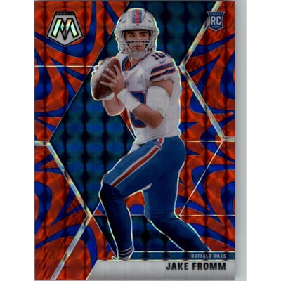 2020 Panini Mosaic Mosaic Reactive Blue #242 Jake Fromm
