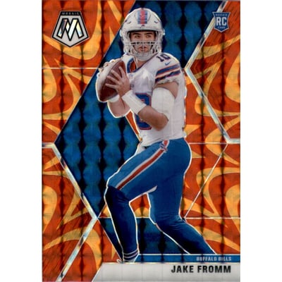 2020 Panini Mosaic Mosaic Reactive Orange #242 Jake Fromm