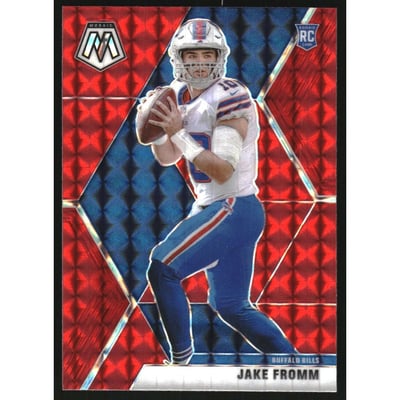 2020 Panini Mosaic Mosaic Red #242 Jake Fromm