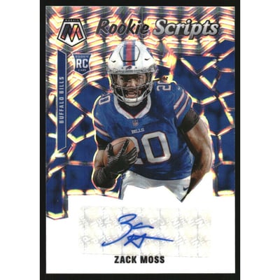 2020 Panini Mosaic Rookie Scripts #31 Zack Moss