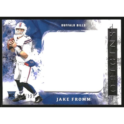2020 Panini Origins Rookie Jumbo Jerseys #5 Jake Fromm/199